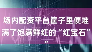 场内配资平台筐子里便堆满了饱满鲜红的“红宝石”