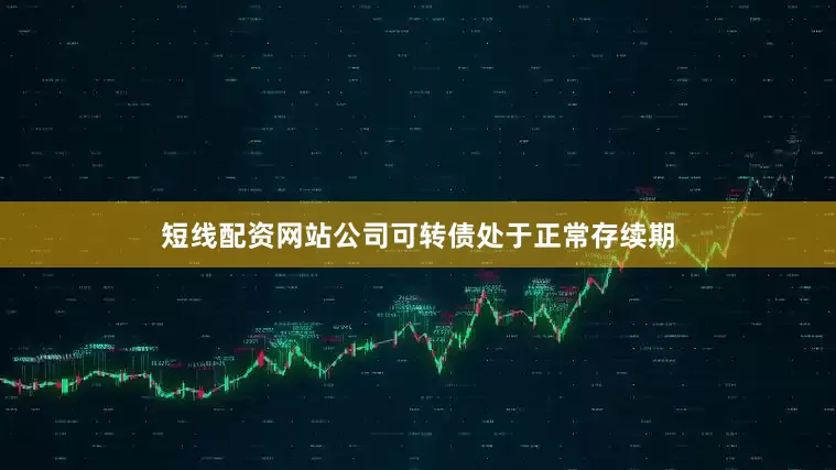 短线配资网站公司可转债处于正常存续期